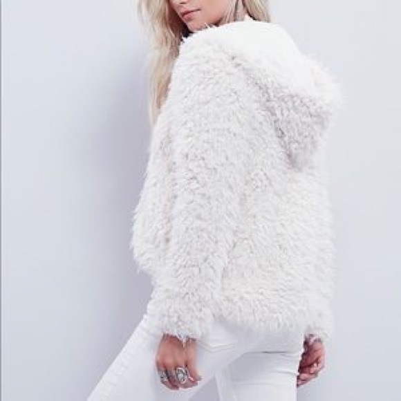 Large Free people once upon a hoodie coat